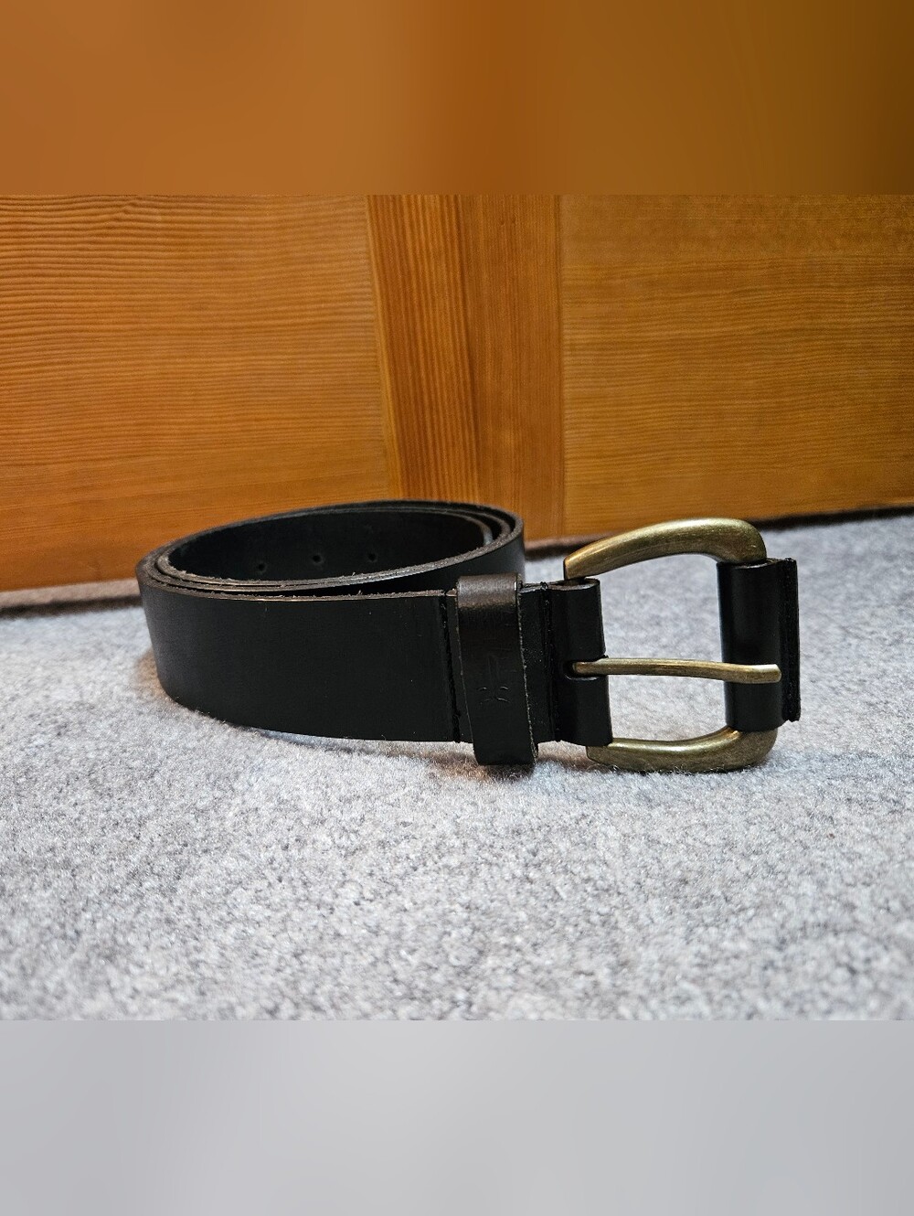 Womens FRYE authentic Blacl Leather BELT